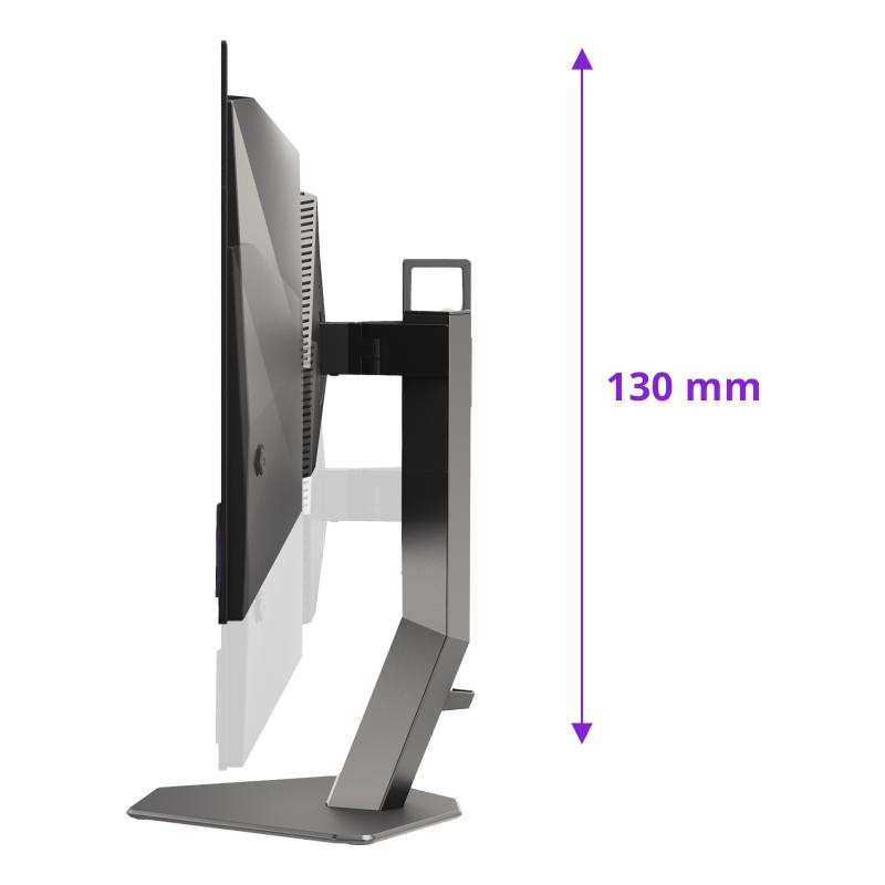 AOC AGON PRO AG276QZD2 computer monitor 67.3 cm (26.5") 2560 x 1440 pixels Quad HD QD-OLED Black, Grey 3