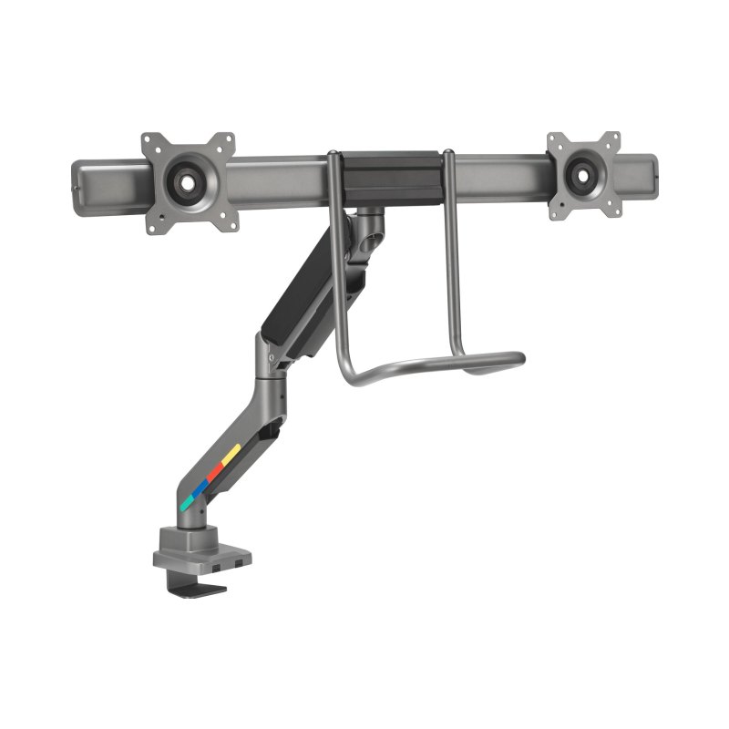 Kensington SmartFit Dual Monitor Arm with Crossbar and Handle