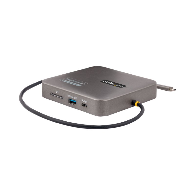 StarTech.com Station d'Accueil USB C, Double HDMI 4K 60Hz Compatible avec Macbook Pro (M1/M2/M3/M4) et Windows, Hub USB-A/USB-C 10Gbps, 100W Power Delivery, GbE, SD, Câble 56cm