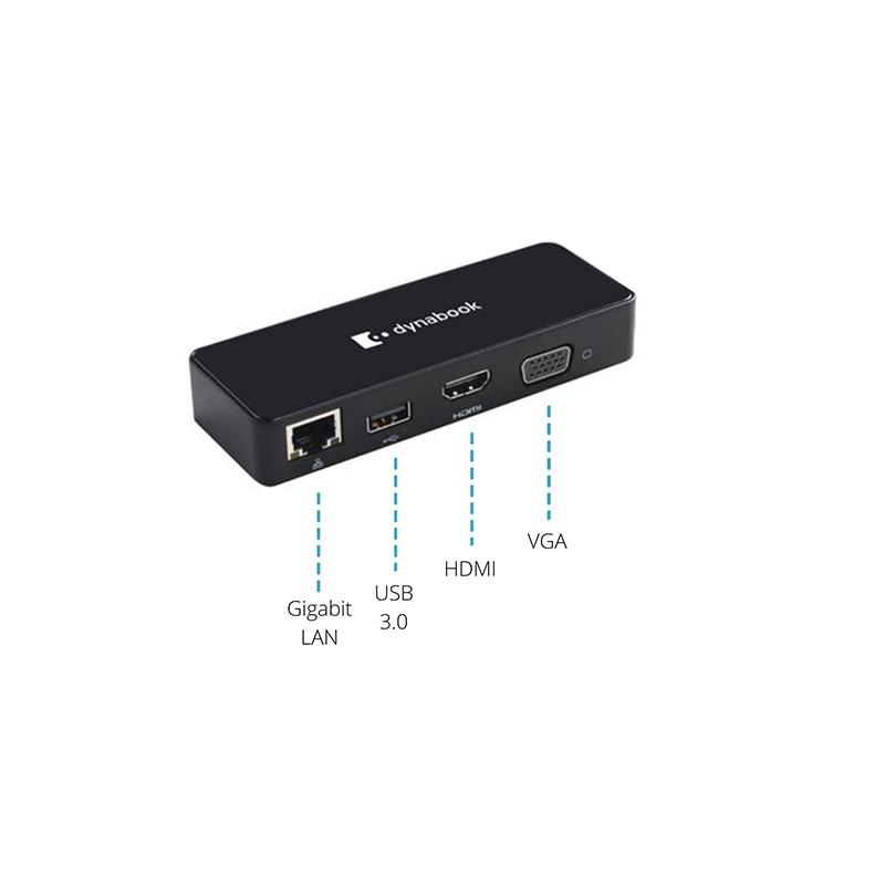 Dynabook USB-C to HDMI/VGA Travel Adapter 2