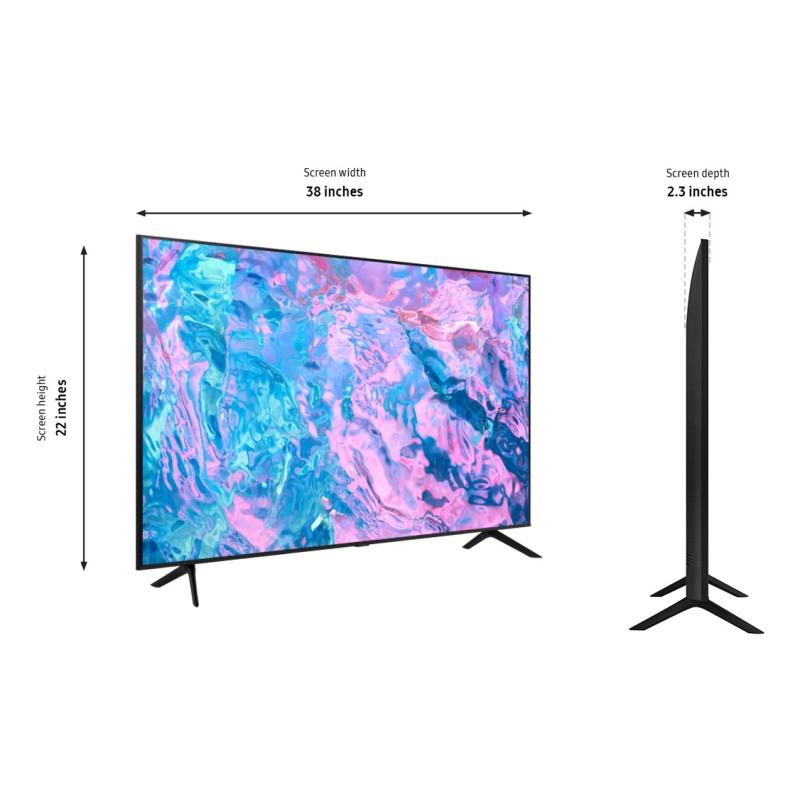 Samsung HCU708 HG43CU708NF 109.2 cm (43") 4K Ultra HD Smart TV Black 20 W 3