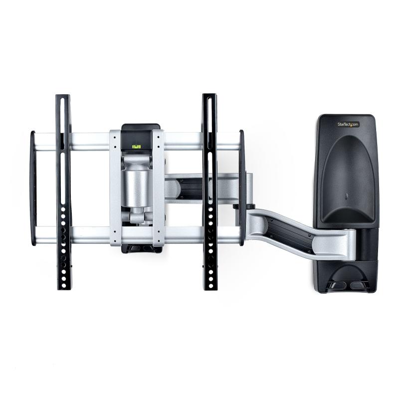 StarTech.com Articulating TV Wall Mount, VESA Wall Mount, Supports 26 to 65 inch/99lb/Flat/Curved TVs, Retractable Low Profile Wall Mount TV Bracket, Adjustable Corner TV Wall Mount - TAA 3