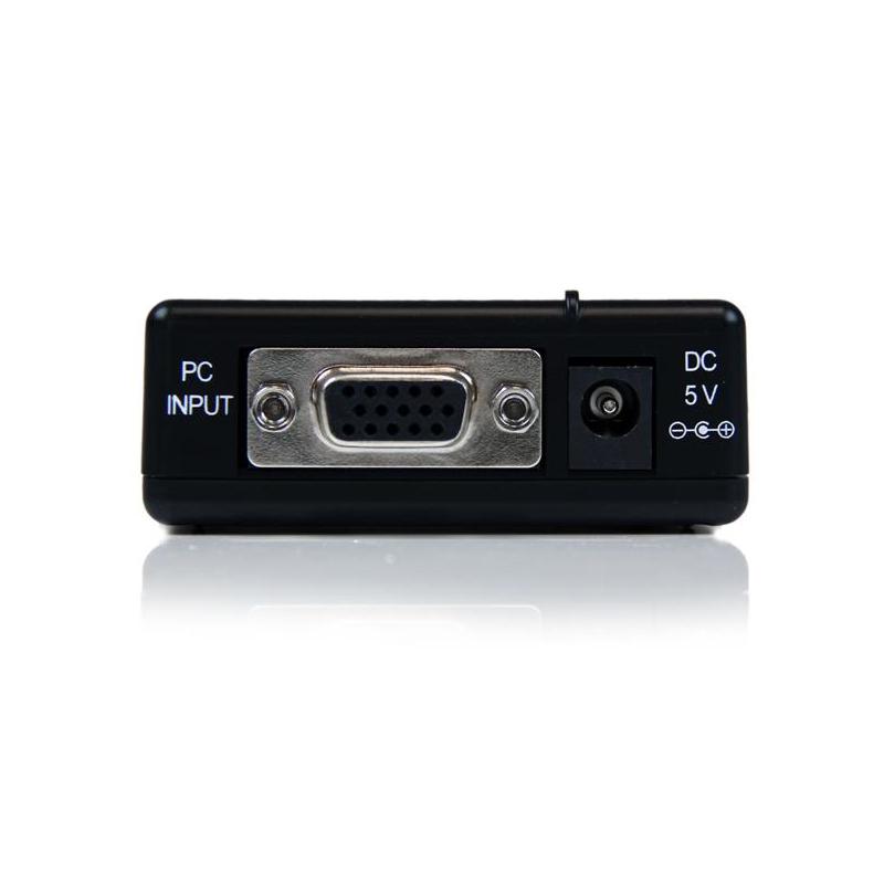 StarTech.com High Resolution VGA to Composite (RCA) or S-Video Converter - PC to TV - TAA 2