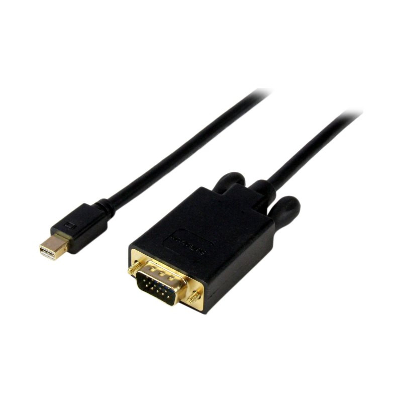 StarTech.com 6ft (2m) Mini DisplayPort to VGA Cable - Active Mini DP to VGA Adapter Cable - 1080p Video - mDP 1.2 or Thunderbolt 1/2 Mac/PC to VGA Monitor/Display - Converter Cord