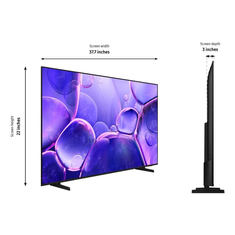 Samsung HU6000F HG43U600FNF 109.2 cm (43") 4K Ultra HD Smart TV Black 20 W 4