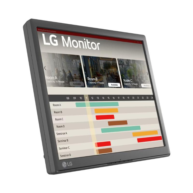 LG 17BR30T-B computer monitor 43.2 cm (17") 1280 x 1024 pixels SXGA LED Touchscreen Tabletop Black 3