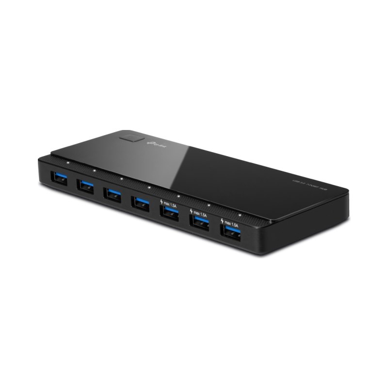 TP-Link UH700 interface hub USB 3.2 Gen 1 (3.1 Gen 1) Micro-B 5000 Mbit/s Black