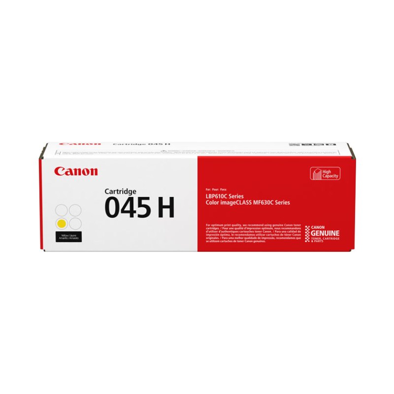 Canon 045 H Cartouche de toner 1 pièce(s) Original Jaune