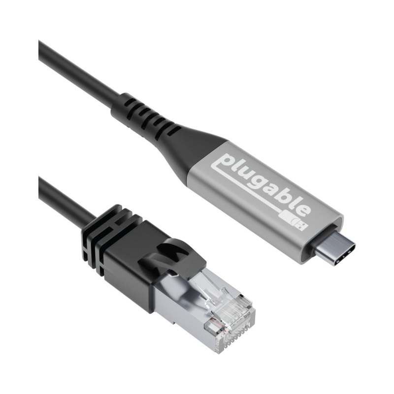 Plugable Technologies USBC-E1000-2M networking cable Black