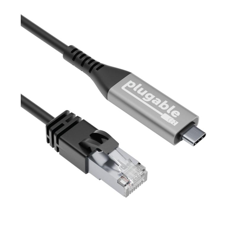 Plugable Technologies USBC-E1000-2M câble de réseau Noir
