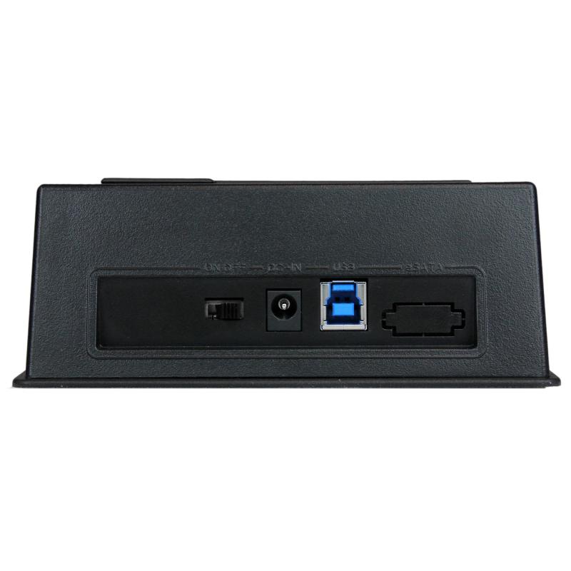 StarTech.com Single Bay USB 3.0 to SATA Hard Drive Docking Station, USB 3.0 (5 Gbps) Hard Drive Dock, External 2.5/3.5" SATA I/II/III HDD/SSD Docking Station, Top-Loading Hard Drive Bay 2