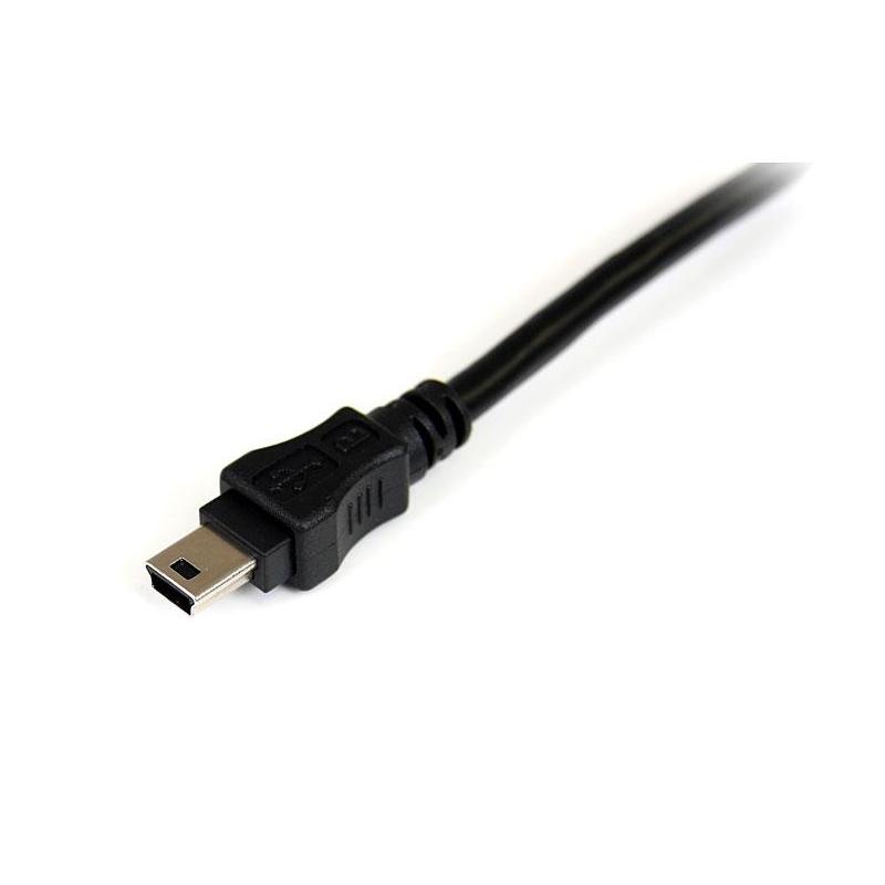 StarTech.com 3 ft USB Y Cable for External Hard Drive - USB A to mini B 3