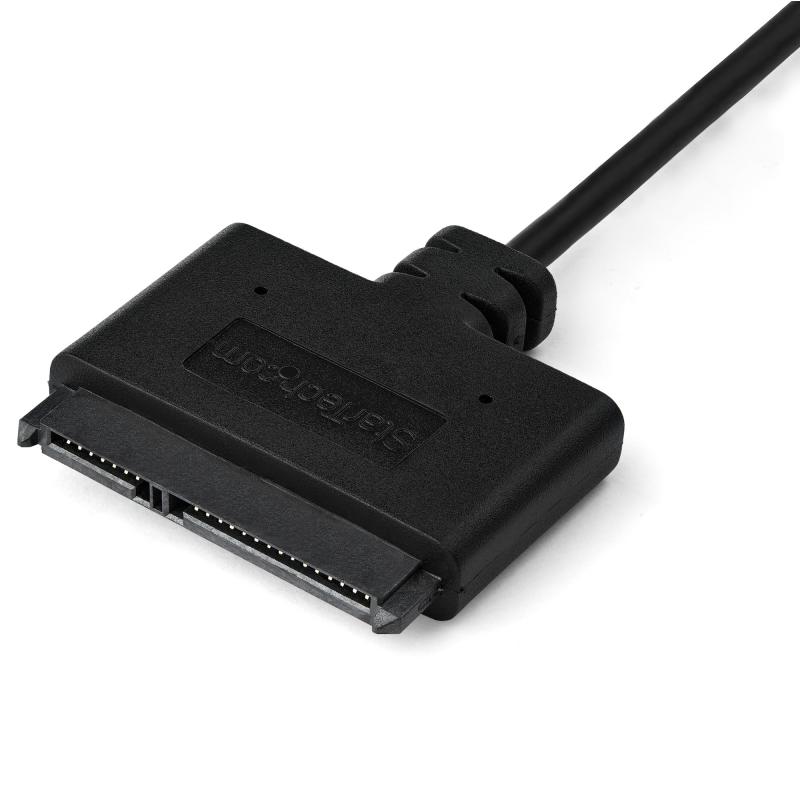StarTech.com SATA to USB-C Cable, USB 10Gbps to 2.5in SATA I II III Hard Drive Adapter, External Converter for SSD or HDD Data Transfer 3