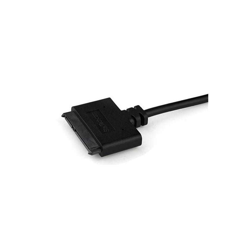 StarTech.com SATA to USB Cable, USB 5Gbps to 2.5in SATA I II III Hard Drive Adapter, External Converter for SSD or HDD Data Transfer 2