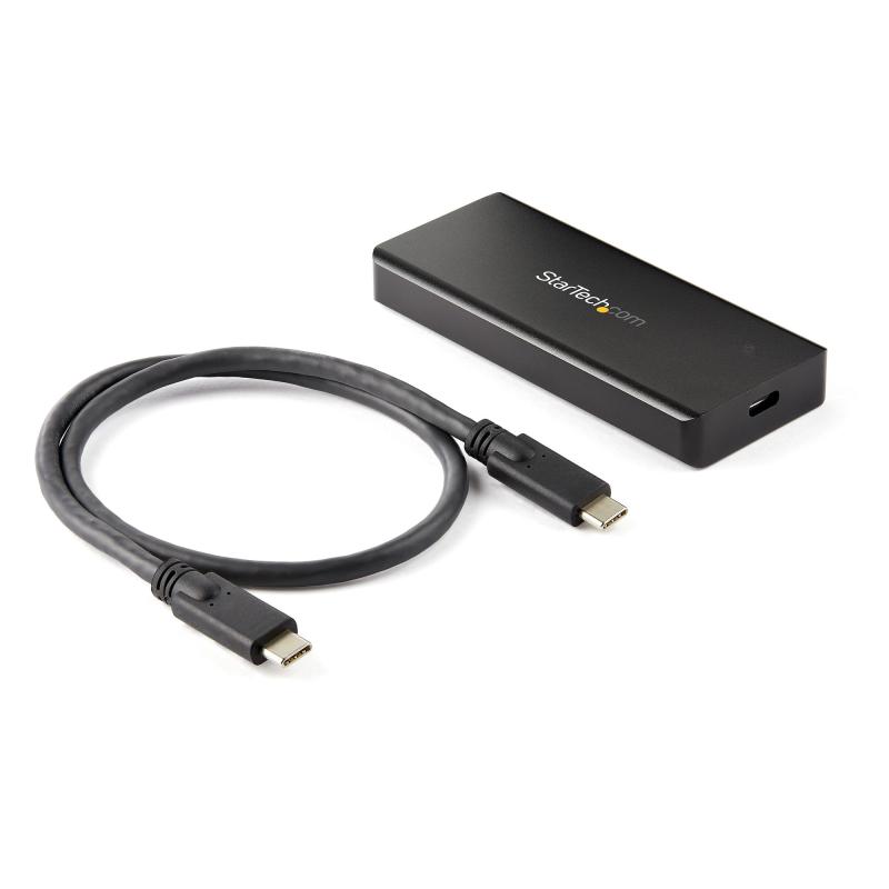 StarTech.com USB-C 10Gbps M.2 NVMe PCIe SSD Enclosure - Rugged Aluminum External M.2 PCIe M-Key Case IP67 Rated - 1GB/s Read/Write - Supports 2230/2242/2260/2280 - TB3 Compatible - Mac/PC - TAA