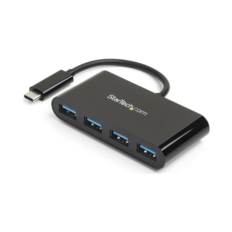 StarTech.com Hub USB-C à 4 ports alimenté par bus - USB-C vers 4x USB-A - USB 3.0 - 5Gbps