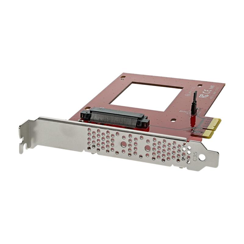 StarTech.com U.2 to PCIe Adapter for 2.5" U.2 NVMe SSD - SFF-8639 - x4 PCI Express 4.0 - TAA