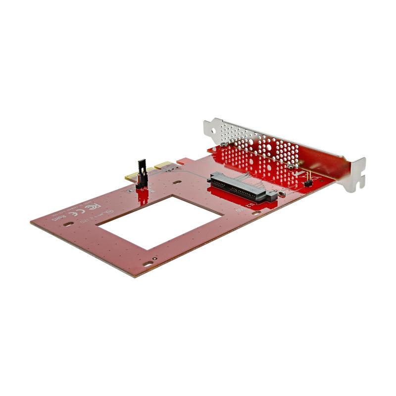 StarTech.com U.2 to PCIe Adapter for 2.5" U.2 NVMe SSD - SFF-8639 - x4 PCI Express 4.0 - TAA 2