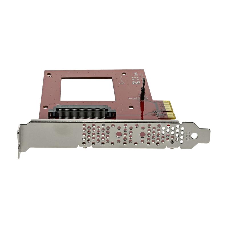 StarTech.com U.2 to PCIe Adapter for 2.5" U.2 NVMe SSD - SFF-8639 - x4 PCI Express 4.0 - TAA 3