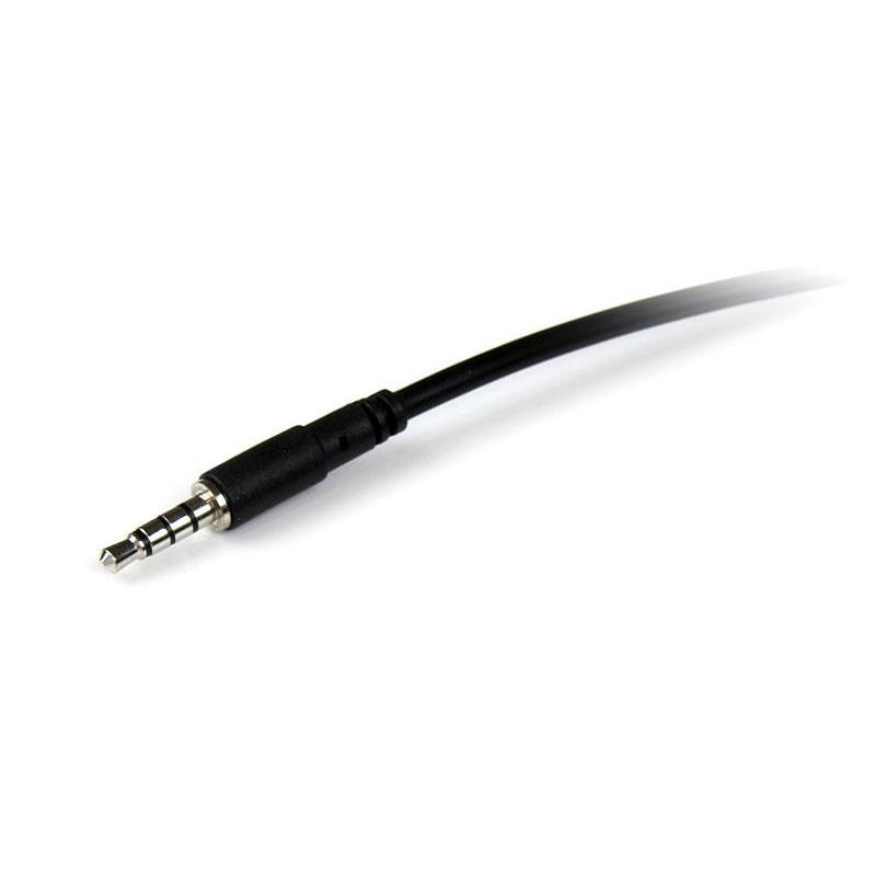 StarTech.com 1m 3.5mm 4 Position TRRS Headset Extension Cable - M/F 2
