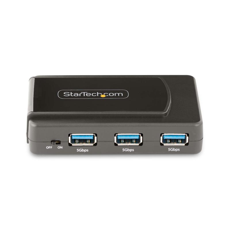StarTech.com 7-Port USB Hub - USB 3.0 5Gbps - USB-A to 7x USB-A - Compact Self Powered USB-A Hub w/ 35W Power Supply - Desktop/Laptop USB Hub - USB Expansion Hub 3