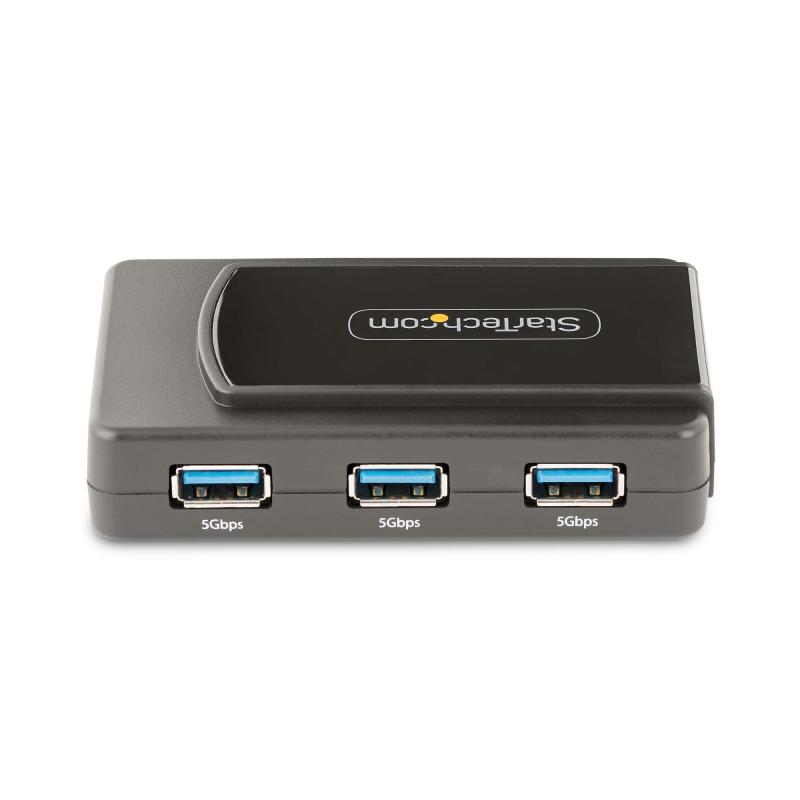 StarTech.com 7-Port USB Hub - USB 3.0 5Gbps - USB-A to 7x USB-A - Compact Self Powered USB-A Hub w/ 35W Power Supply - Desktop/Laptop USB Hub - USB Expansion Hub 4