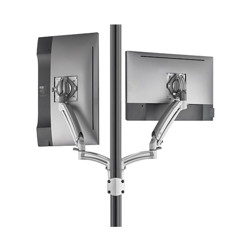 Chief KontourTM K1P Dynamic Pole Mount Reduced Height, 2 Monitors - K1P220SXRH