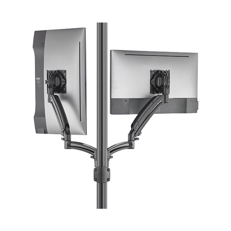 Chief KontourTM K1P Dynamic Pole Mount Reduced Height, 2 Monitors - K1P220BXRH