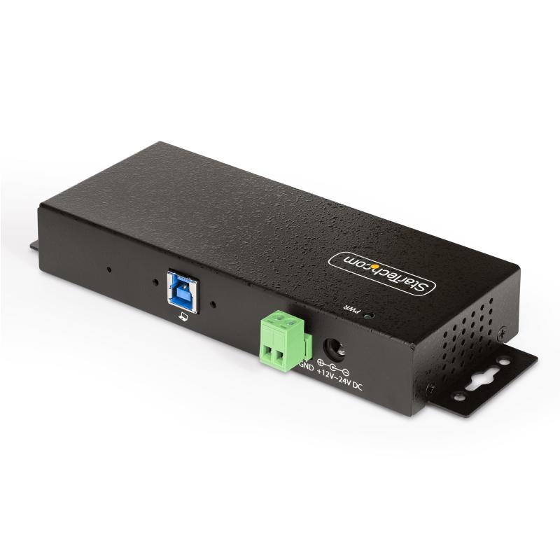 StarTech.com 7-Port Managed USB Hub with 7x USB-A, Heavy Duty with Metal Industrial Housing, ESD & Surge Protection, Wall/Desk/Din-Rail Mountable, USB 3.0/3.1/3.2 Gen 1 5Gbps - TAA 2