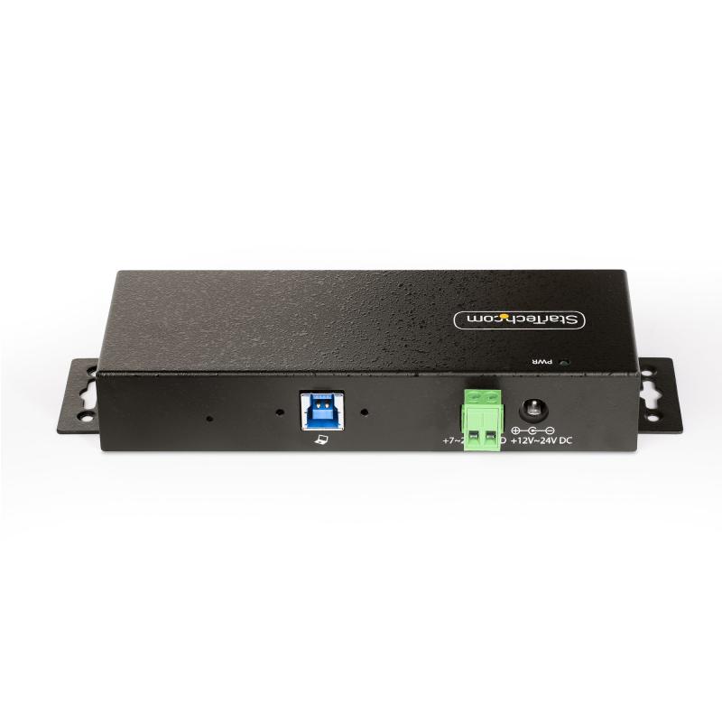 StarTech.com 7-Port Managed USB Hub with 7x USB-A, Heavy Duty with Metal Industrial Housing, ESD & Surge Protection, Wall/Desk/Din-Rail Mountable, USB 3.0/3.1/3.2 Gen 1 5Gbps - TAA 4