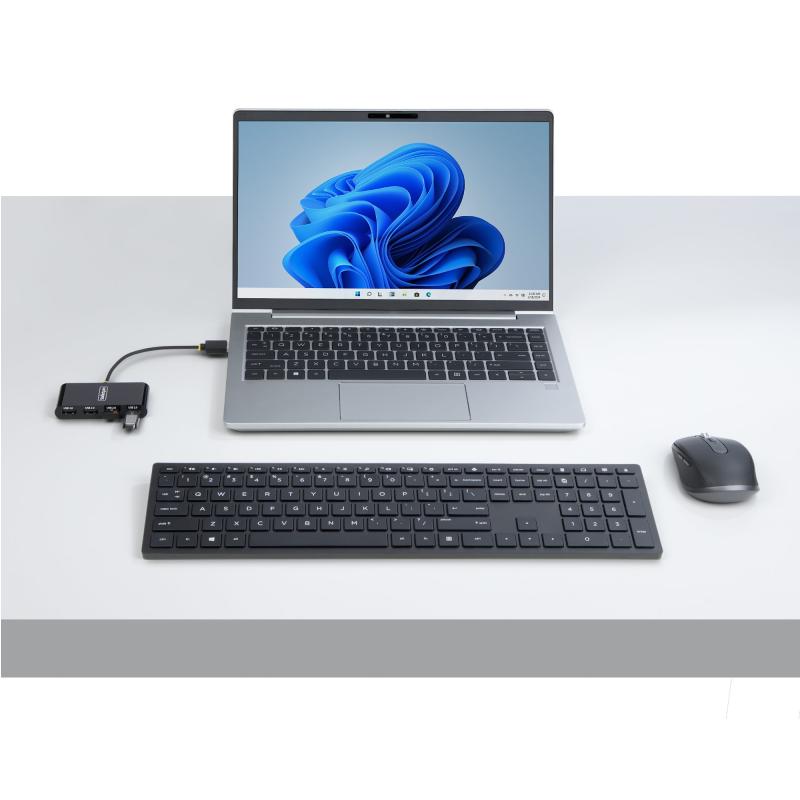 StarTech.com 4-Port USB 2.0 Hub, USB Bus Powered, Small Travel Mini USB Hub, USB 2.0 Splitter, Portable Multi-Port USB Hub, 480Mbps, Overcurrent Protection (OCP) 4