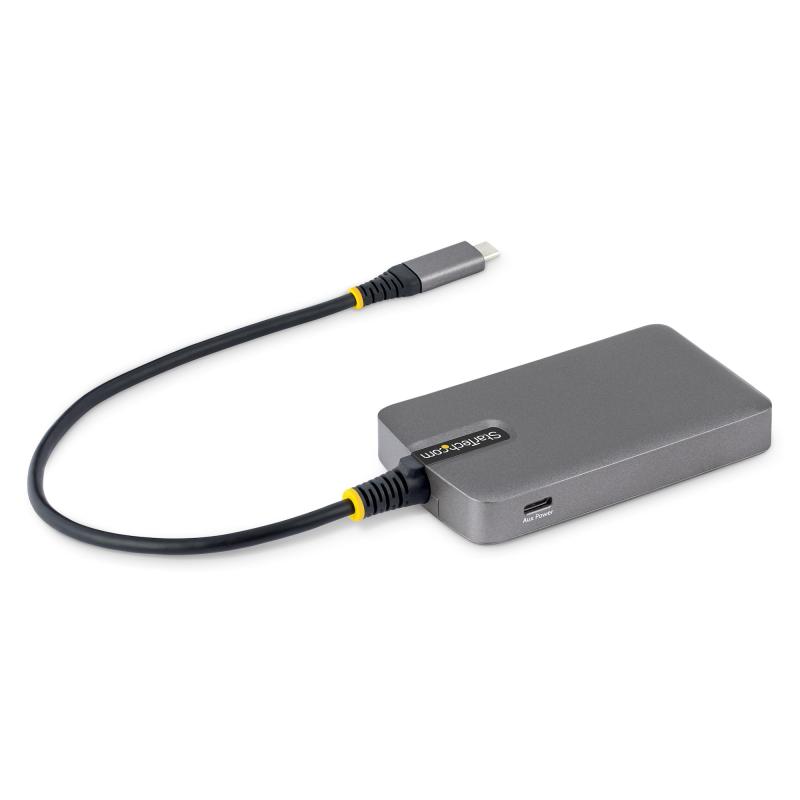 StarTech.com 4-Port USB-C Hub, 5Gbps, Bus Powered, USB C to 4x USB-A Hub with USB-C Auxiliary Power Input, 1ft/30cm Host Cable, Portable Desktop/Laptop USB Hub 2