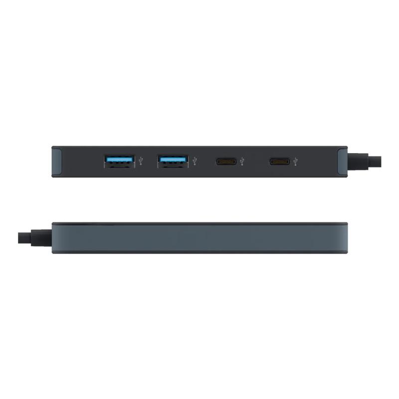 Targus HyperDrive Flex 4 Port USB-C Combo Hub USB 2.0 Type-C 5000 Mbit/s Black 4