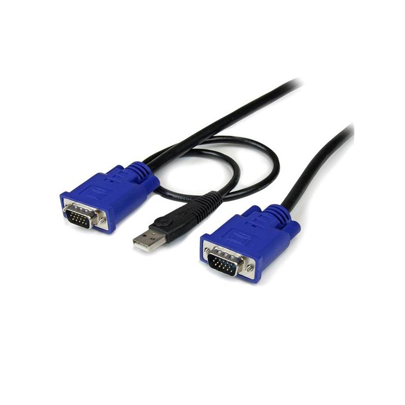 StarTech.com 10 ft Ultra Thin USB VGA 2-in-1 KVM Cable