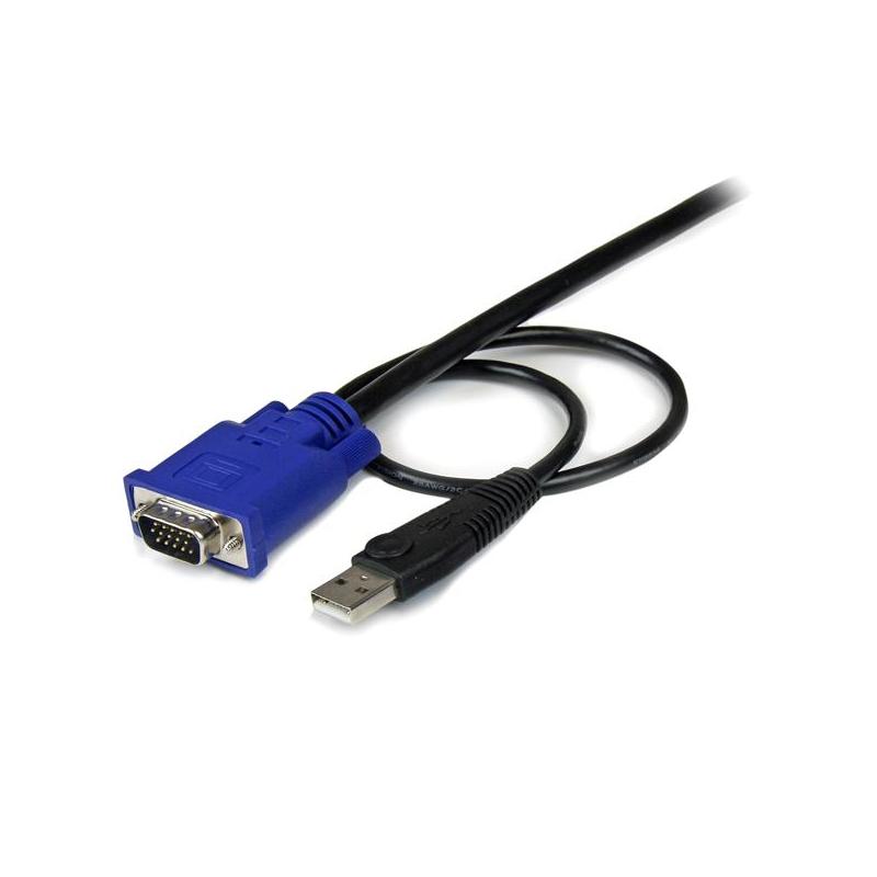 StarTech.com 10 ft Ultra Thin USB VGA 2-in-1 KVM Cable 2