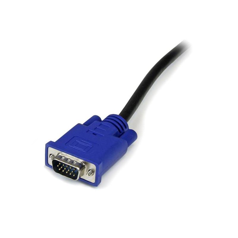 StarTech.com 10 ft Ultra Thin USB VGA 2-in-1 KVM Cable 3