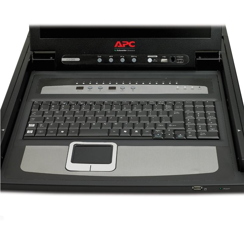 APC 17" Rack LCD Console with Integrated 16 Port Analog KVM Switch 4