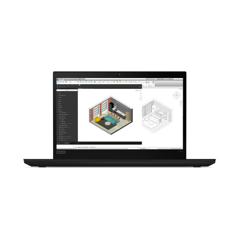 Lenovo ThinkPad P14s Gen 1 (Intel) Intel® Core™ i7 i7-10610U Station de travail mobile 35,6 cm (14") Full HD 32 Go DDR4-SDRAM 1 To SSD NVIDIA Quadro P520 Wi-Fi 6 (802.11ax) Windows 10 Pro Noir