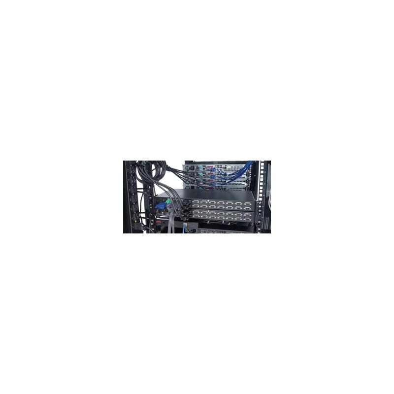 APC 8 Port Multi-Platform Analog KVM KVM switch Rack mounting 3