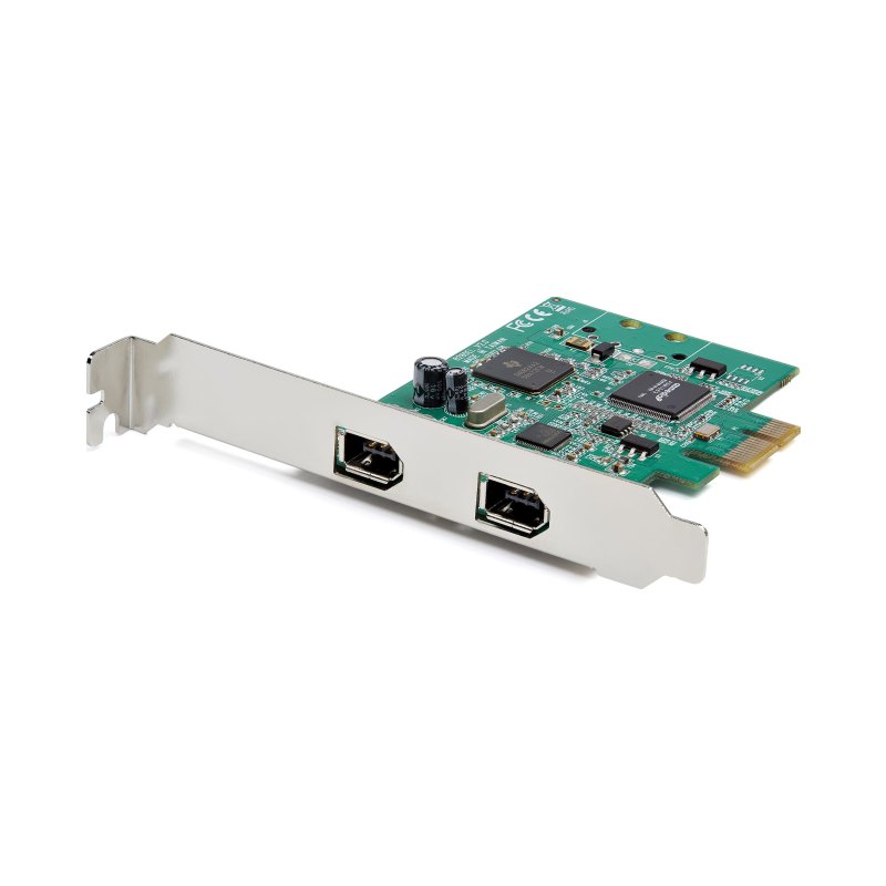 StarTech.com 2-Port PCI Express FireWire Card - PCIe FireWire 1394a Adapter
