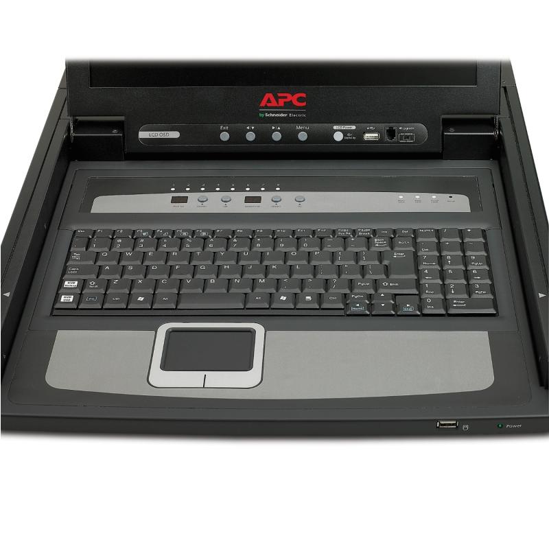 APC 17" Rack LCD Console with Integrated 8 Port Analog KVM Switch 3