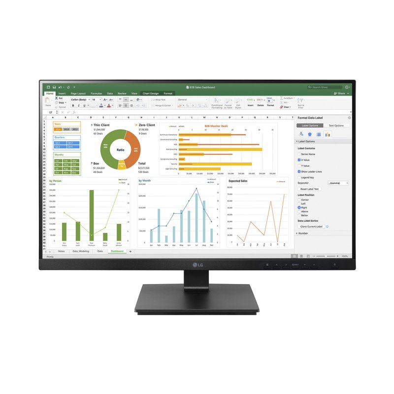 LG 27BN65Q-B computer monitor 68.6 cm (27") 2560 x 1440 pixels Quad HD LCD Black