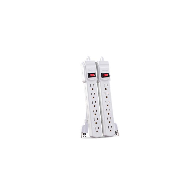 CyberPower MP1044NN power extension 0.6 m 6 AC outlet(s) Indoor White
