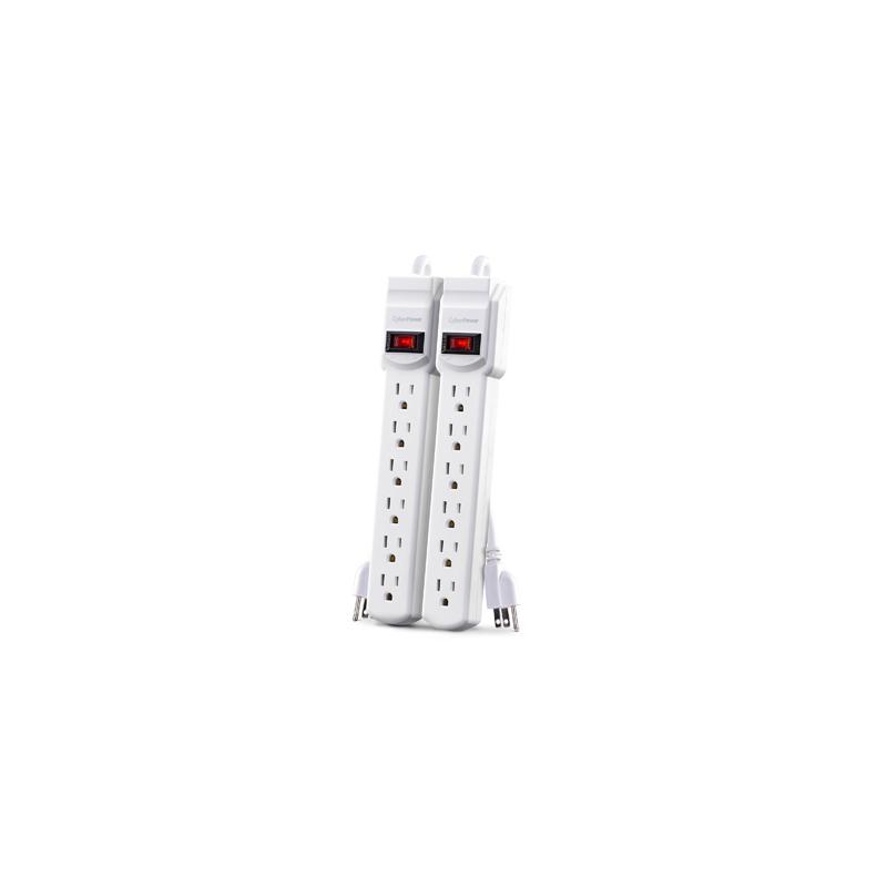 CyberPower MP1044NN power extension 0.6 m 6 AC outlet(s) Indoor White 2