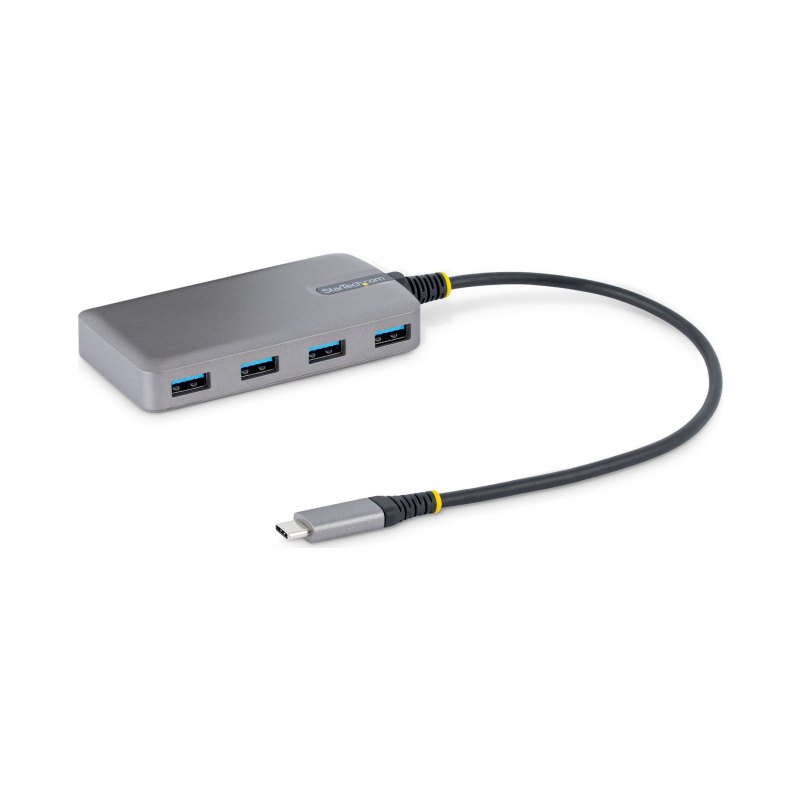 StarTech.com Hub USB-C à 4 Ports - 4x USB-A, 5Gbps - Alimenté par Bus - Hub USB 3.0 avec Câble de 30 cm - Mini Hub USB Type-C - Hub USB de Bureau, USB C vers USB A