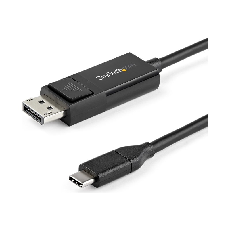 StarTech.com Câble USB C vers DisplayPort 1.2 4K 60Hz, 1m - Câble Adaptateur Vidéo Bidirectionnel DP vers USB-C ou USB-C vers DP Réversible - HBR2/HDR - Câble pour Moniteur USB Type C/TB3