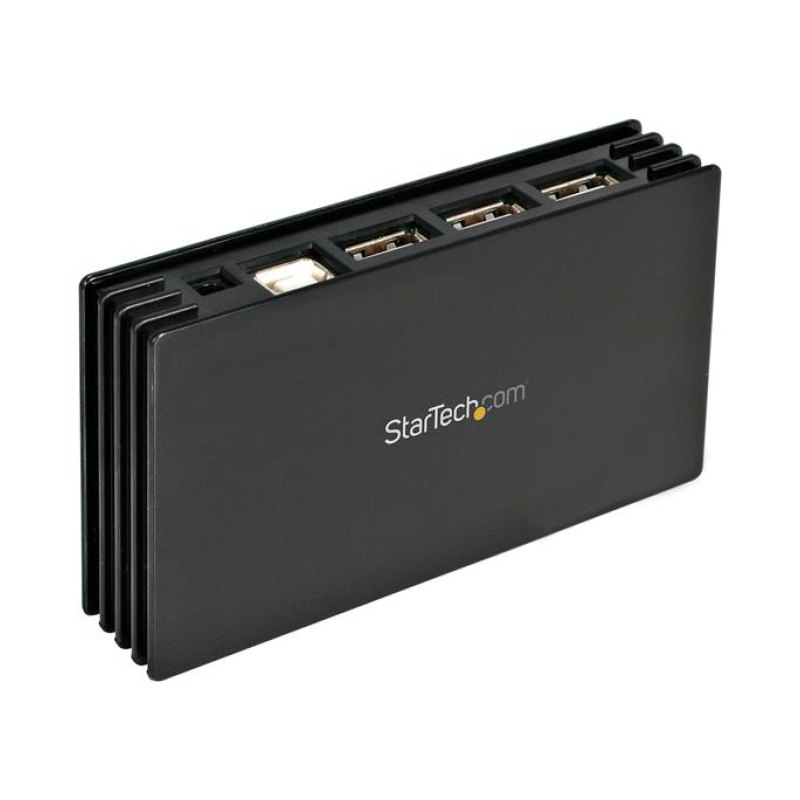 StarTech.com 7 Port Compact Black USB 2.0 Hub - TAA