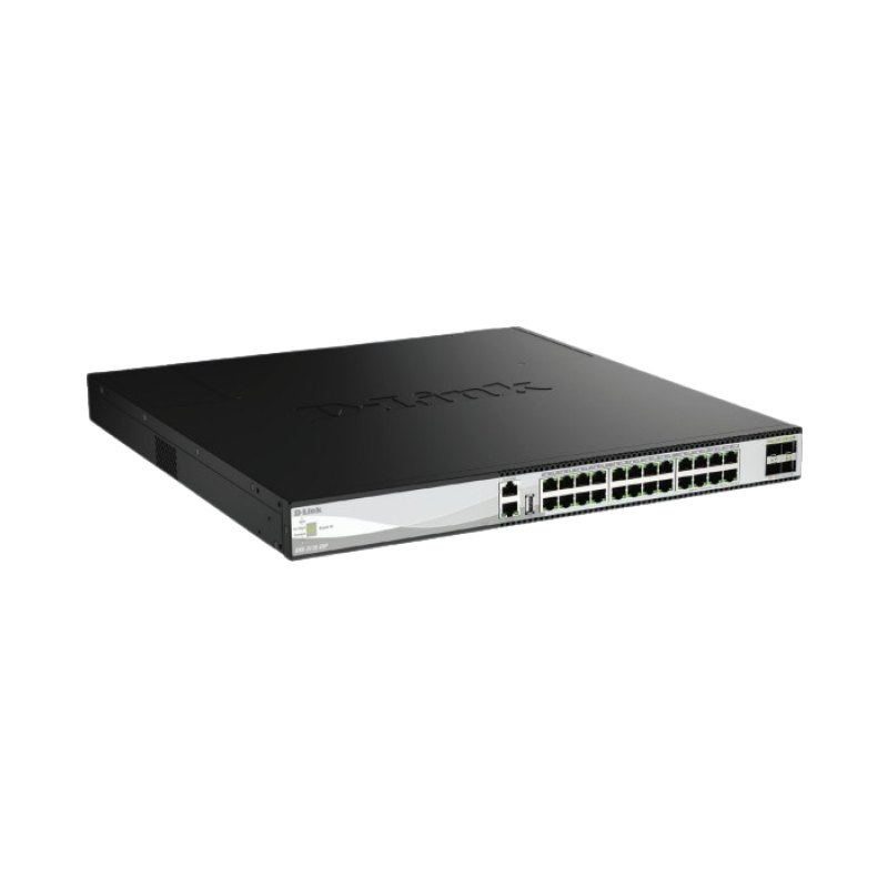 D-Link DXS-3130-28P network switch Managed L3 10G Ethernet (100/1000/10000) Power over Ethernet (PoE) Black