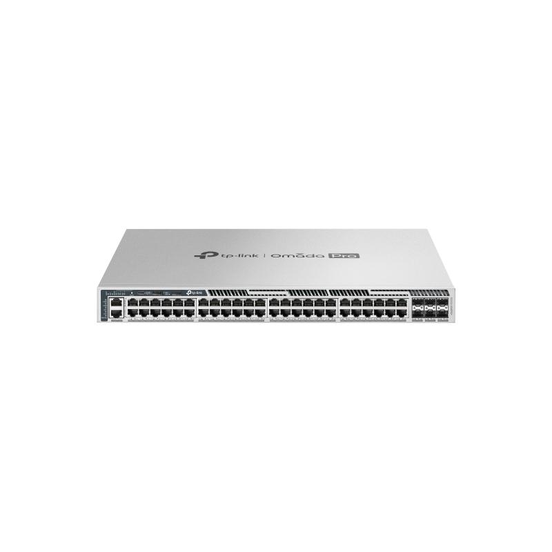 TP-Link Omada Pro S6500-48MPP6Y commutateur réseau Géré L3 2.5G Ethernet (100/1000/2500) Connexion Ethernet, supportant l'alimentation via ce port (PoE) 1U Gris