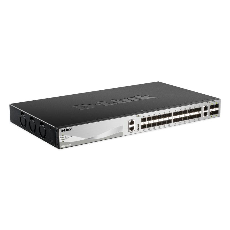 D-Link DGS-3130-30S Géré L3 Noir, Gris